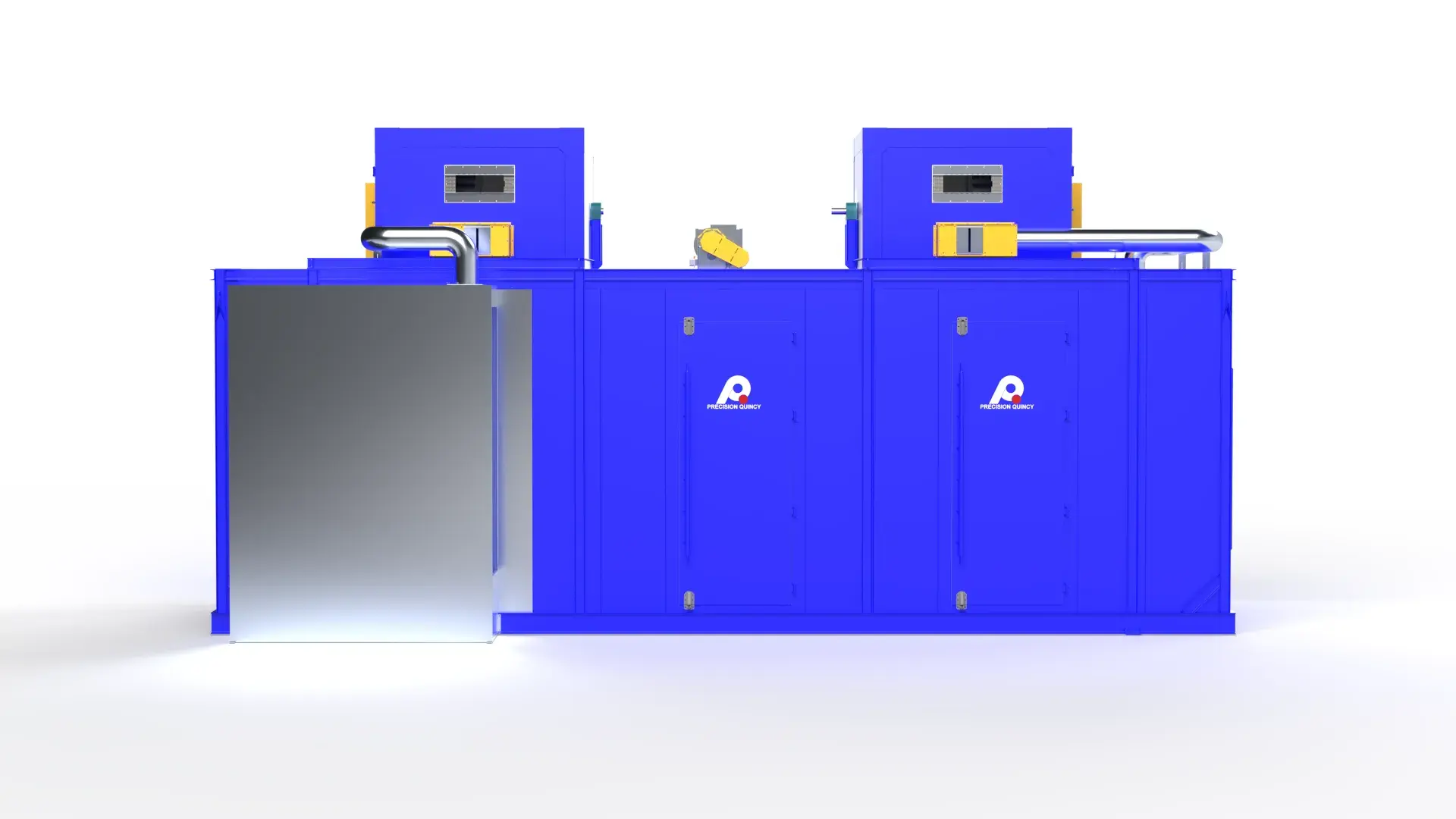 Modular Finish Systems Natural Gas Heated Conveyor Curing Oven for Modular Flow-Line Powder ...